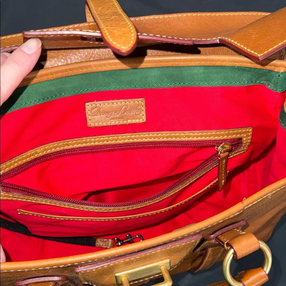 Dooney & Bourke Florentine Leather Tab Satchel - Picture 12 of 16
